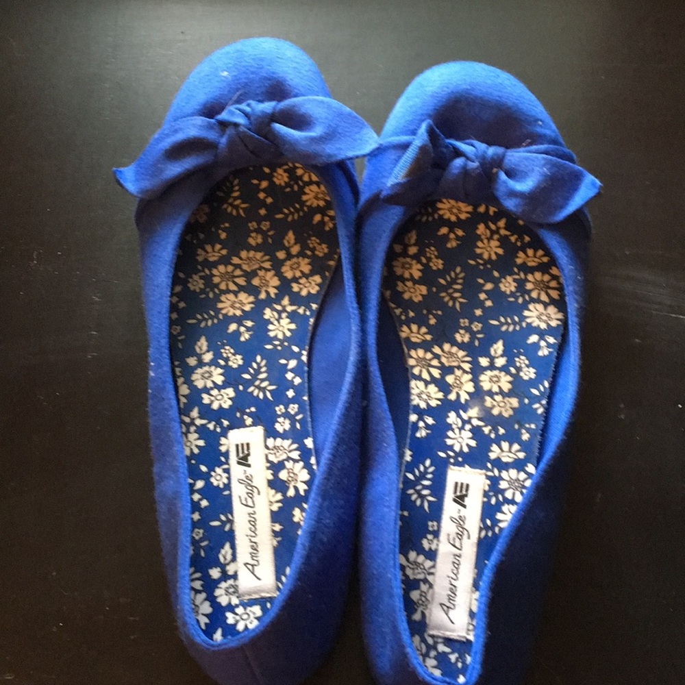 Blue flats